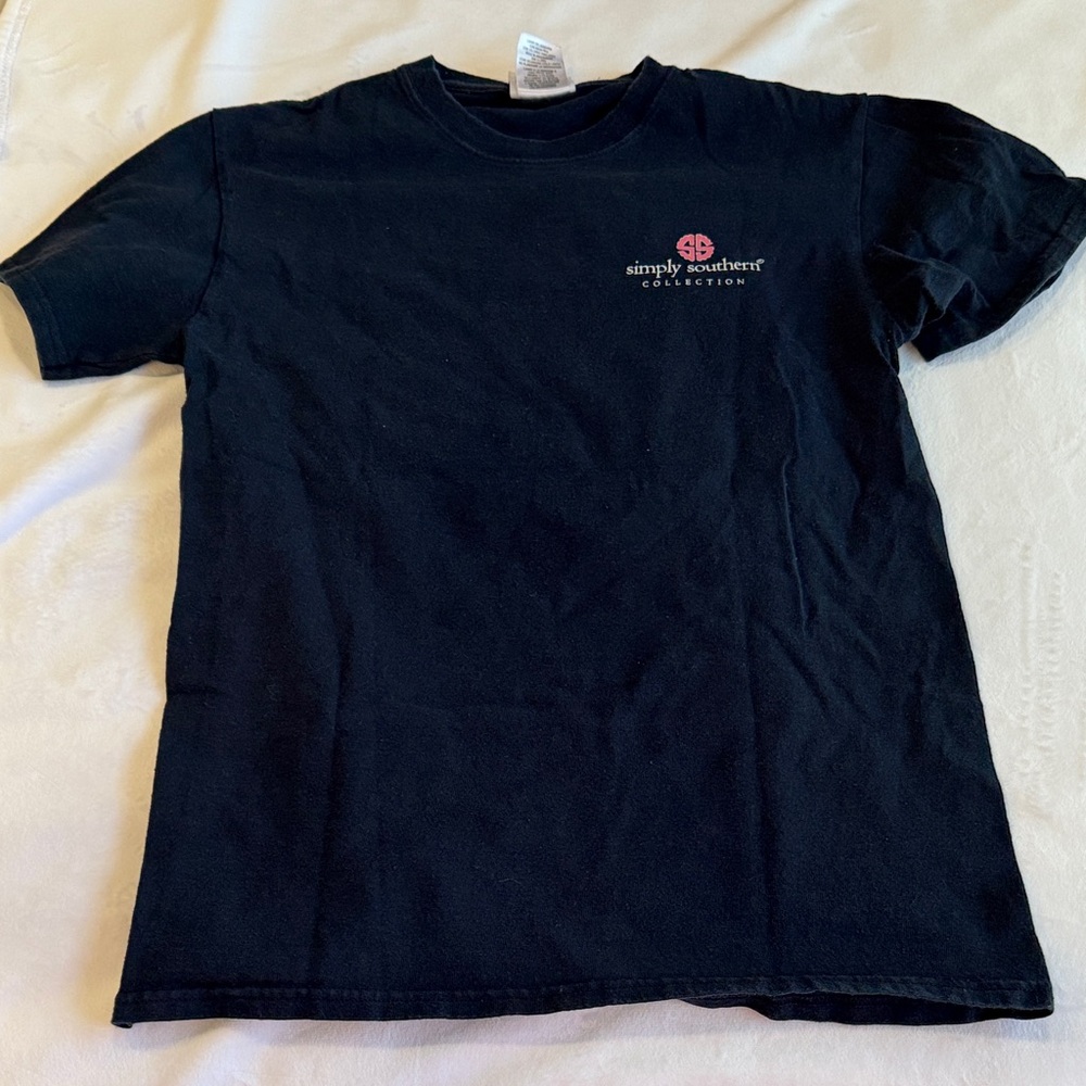 3/$16!!Simply Southern navy Short Sleeve Tee
